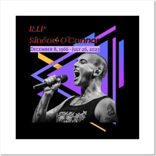 RIP Sinead O'Connor Rest In Peace Sinead O'Connor Irish Singer Legend Posters and Art